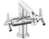 Grohe Atrio 21 031 EN0+18 026 EN0 Brushed Nickel Centerset Bath Faucet with Pop-Up & Spoke Handles