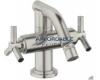Grohe Atrio 24 017 AV0+18 026 AV0 Satin Nickel Centerset Bidet Faucet with Spoke Handles
