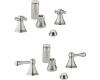 Grohe Geneva 24 019 AV0 Satin Nickel Wideset Bidet Faucet