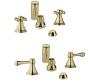 Grohe Geneva 24 019 R00 Polished Brass Wideset Bidet Faucet