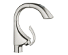 Grohe K4 32 073 SD0 Stainless Steel Dual-Spray Pull-Out Prep Sink Faucet
