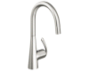 Grohe Ladylux3 32 226 SD0 Stainless Steel Main Sink Dual Spray Pull-Down Kitchen Faucet