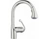 Grohe LadyLux Cafe 33 758 DC0 SuperSteel Dual Spray Pull Down Kitchen Faucet