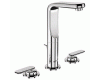 Grohe Veris 20 182 000 Starlight Lavatory Wideset Faucet