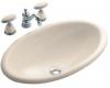 Kohler Garland K-14156-55 Innocent Blush Design on Vintage Self-Rimming Lavatory