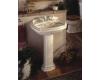 Kohler Epernay K-14192-EP-96 Biscuit Design on Portrait Pedestal Lavatory