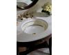 Kohler Flight of Fancy K-14218-FG-0 White Gold Design on Caxton Undercounter Lavatory