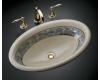 Kohler Koi Dance K-14272-KD-G9 Sandbar Design on Vintage Self-Rimming Lavatory