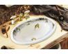 Kohler The Rod and the Fly K-14274-RF-96 Biscuit Design on Centerpiece Self-Rimming Lavatory