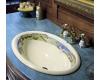 Kohler Whistling Straits K-14274-WS-47 Almond Design on Centerpiece Self-Rimming Lavatory