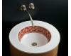 Kohler Plum Blossom K-14283-BL-0 White Design on Camber Self-Rimming Lavatory with No Faucet Drilling