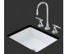 Kohler Kathryn K-2330-N-HW1 Honed White Undercounter Entertainment Sink