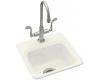 Kohler Northland K-6579-1-FP Caviar Self-Rimming Entertainment Sink with Single-Hole Faucet Drilling