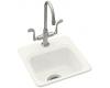 Kohler Northland K-6579-1-RR Ember Self-Rimming Entertainment Sink with Single-Hole Faucet Drilling