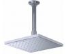 Kohler K-13695-SN Vibrant Polished Nickel 8" Contemporary Square Rain Showerhead