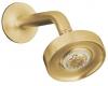 Kohler Purist K-14425-BGD Vibrant Moderne Brushed Gold Multifunction Showerhead, Arm and Flange