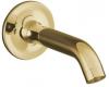 Kohler Purist K-14426-PGD Vibrant Moderne Polished Gold Wall-Mount Non-Diverter Bath Spout, 35-Degrees