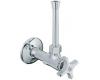 Kohler K-7601-P-CP Polished Chrome Pair 3/8" Npt Angle Supply with Loose-Key Stop