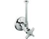 Kohler K-7638-CP Polished Chrome Angle Supply with Stop, Annealed Vertical Tube and 1/2" Npt