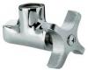 Kohler K-7659-CP Polished Chrome Angle Stop with Four-Arm Handle and 3/8" Npt