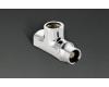 Kohler K-7676-CP Polished Chrome Angle Stop with Loose-Key for Flexible Riser and 1/2" Npt X 1/2" Od