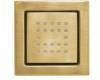 Kohler WaterTile K-8003-BGD Vibrant Moderne Brushed Gold Square 22-Nozzle Bodyspray