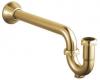 Kohler K-9018-BGD Vibrant Moderne Brushed Gold P-Trap with Tubing Outlet, 1-1/4" X 1-1/4"