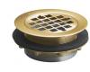 Kohler K-9132-BGD Vibrant Moderne Brushed Gold Shower Drain, for Use with Plastic Pipe, Gasket Included