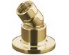 Kohler Stillness K-977-PGD Vibrant Moderne Polished Gold Deck- Or Bath-Mount Handshower Holder with Hoses