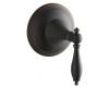 Kohler Finial Traditional K-T10303-4M-BRZ Oil-Rubbed Bronze Volume Control Valve Trim with Lever Handle, Valve Not Included