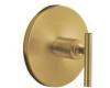 Kohler Purist K-T14488-4-BGD Vibrant Moderne Brushed Gold Thermostatic Valve Trim with Lever Handle