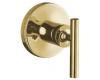 Kohler Purist K-T14490-4-PGD Vibrant Moderne Polished Gold Volume Control Valve Trim