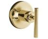 Kohler Purist K-T14491-4-PGD Vibrant Moderne Polished Gold Transfer Valve Trim