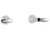 Kohler Coralais K-T15225-4-CP Polished Chrome Wall-Mount Bath and Shower Valve Trim with Lever Handles, Valve Not Included