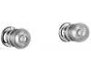 Kohler Coralais K-T15225-7-CP Polished Chrome Wall-Mount Bath and Shower Valve Trim with Sculptured Acrylic Handles, Valve Not Included