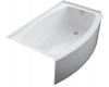 Kohler Expanse K-1100-RA-NY Dune Curved Integral Apron Bath with Right-Hand Drain