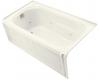 Kohler Portrait K-1109-HL-NY Dune 5' Whirlpool with Integral Apron, Heater and Left-Hand Drain