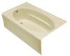 Kohler Windward K-1112-GLA-NY Dune 5' Bubblemassage Bath with Integral Apron and Left-Hand Drain