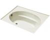 Kohler Windward K-1112-GLF-NY Dune 5' Bubblemassage Bath with Three-Side Integral Flange and Left-Hand Drain