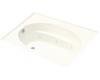 Kohler Windward K-1112-L-NY Dune 5' Whirlpool with Three-Sided Integral Tile Flange and Left-Hand Drain
