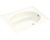Kohler Windward K-1114-FH-NY Dune 6' Whirlpool with Heater and Four-Sided Integral Flange