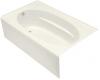 Kohler Windward K-1115-LA-NY Dune 6' Bath with Integral Apron and Left-Hand Drain