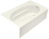 Kohler Windward K-1115-RA-NY Dune 6' Bath with Integral Apron and Right-Hand Drain