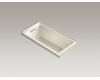 Kohler Underscore K-1121-L-47 Almond 60" X 30" Bath with Three-Sided Integral Tile Flange and Left-Hand Drain