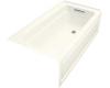 Kohler Archer K-1122-GRA-NY Dune Bubblemassage 5' Bath with Comfort Depth Design, Integral Apron and Right-Hand Drain