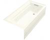 Kohler Archer K-1124-RA-NY Dune 6' Whirlpool with Comfort Depth Design, Integral Apron, Right-Hand Drain and Less Heat