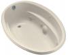 Kohler ProFlex 1146-CK-47 Almond 6040 Oval Whirlpool Bath Tub with Custom Pump Location