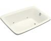 Kohler Bancroft K-1158-GCR-NY Dune 5.5' Experience Bubblemassage Bath with Heater and Chromatherapy