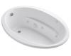 Kohler Sunward K-1162-S1H-G9 Sandbar 60" X 42" Oval Whirlpool with Heater, Drop-In