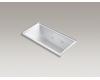 Kohler Underscore K-1167-RH2-0 White 60X30 Whirlpool with Three-Sided Integral Tile Flange and Right-Hand Drain